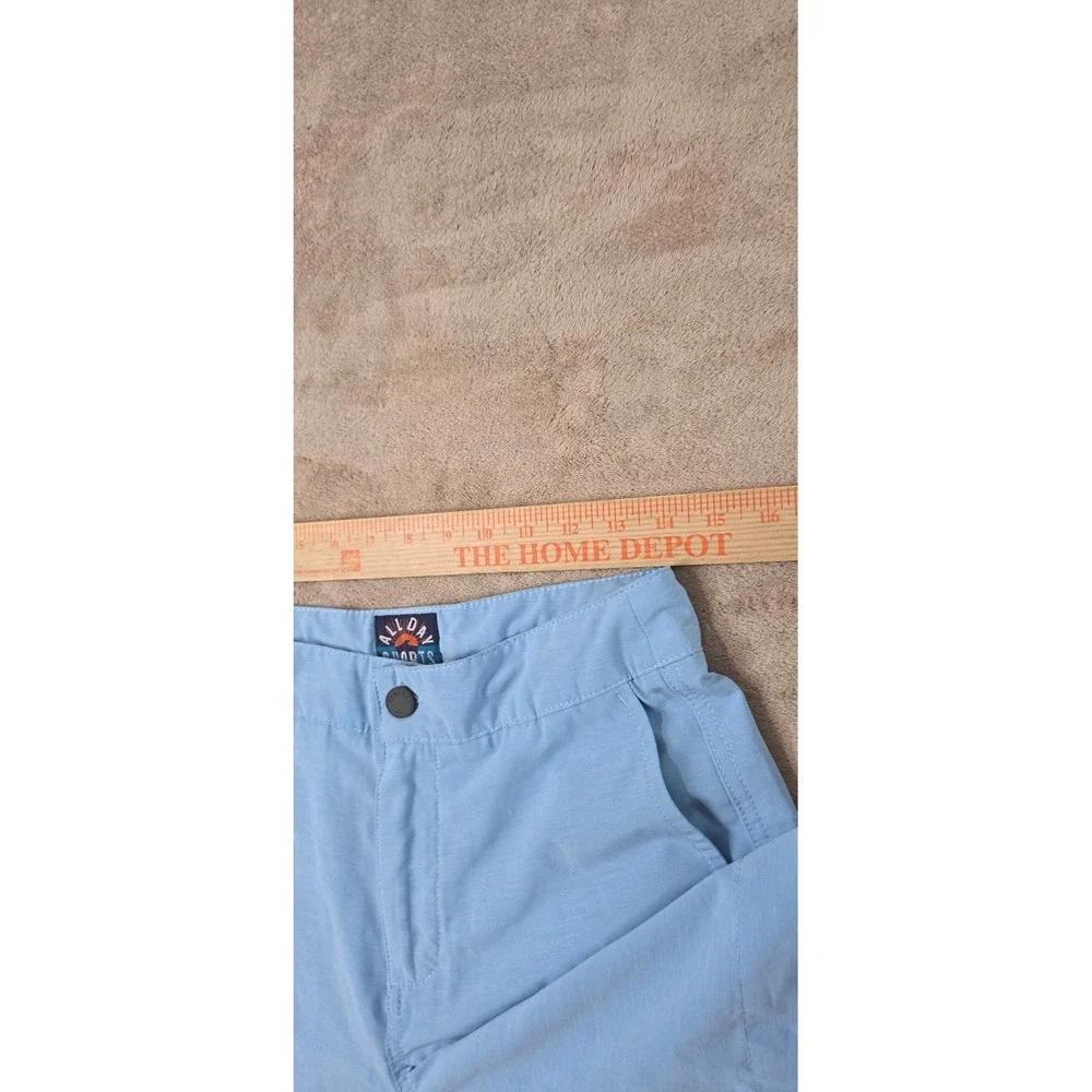 Faherty All Day Shorts Mens 28 Blue Heathered 
